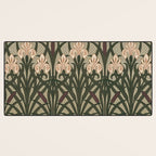 William Morris Iris Golden Green Art Desk Mat Gallery Image 3