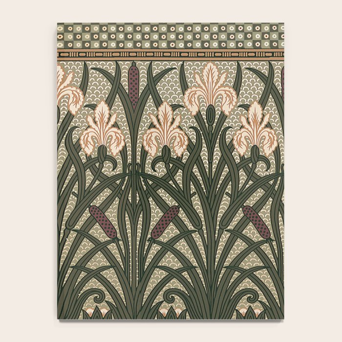 William Morris Iris Golden Green Art Notebook Gallery Image 4