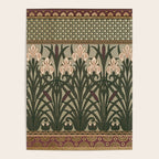 William Morris Iris Golden Green Art Poster Gallery Image 4