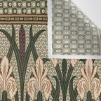 William Morris Iris Golden Green Art Wall Tapestry Gallery Image 3