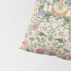 William Morris Vintage Lodden Blush Pink & Woad Blue Pillow Sham Gallery Image 4