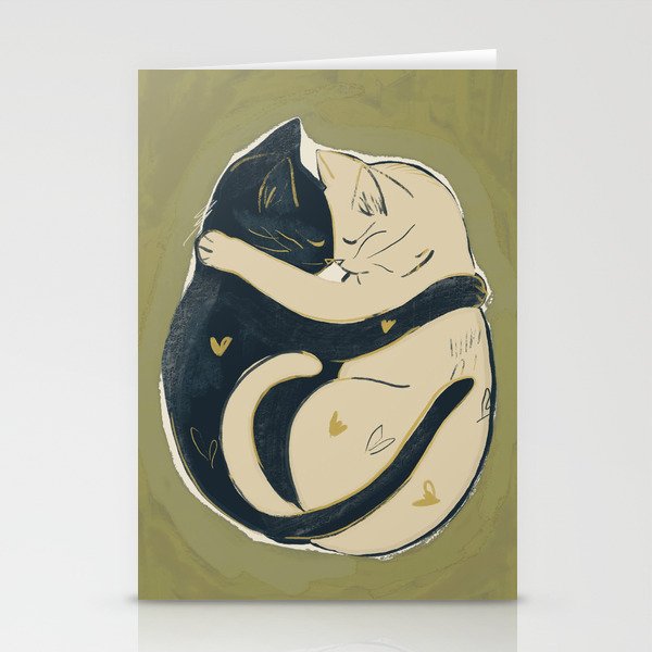 Cats In Love Stationery Card Gallery Image 1