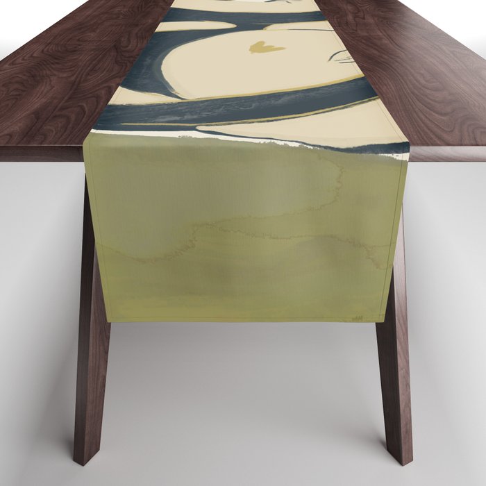 Cats In Love Table Runner Gallery Image 1