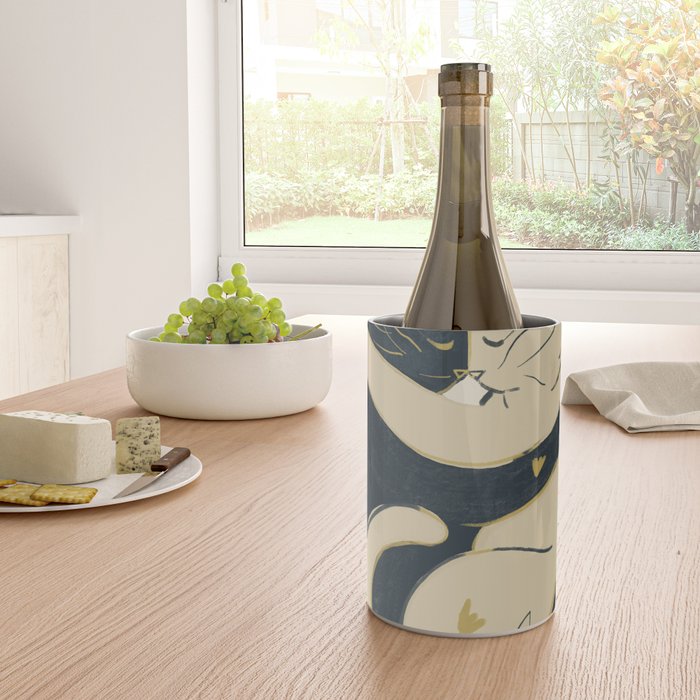 Cats In Love Wine Chiller Gallery Image 4