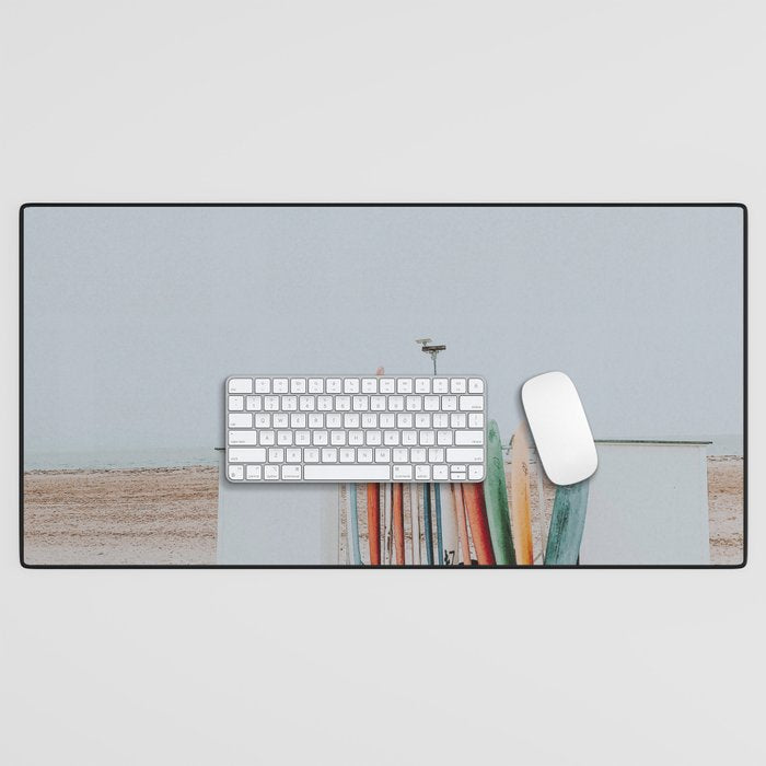 lets surf xxxiii / santa barbara, california Desk Mat Gallery Image 1