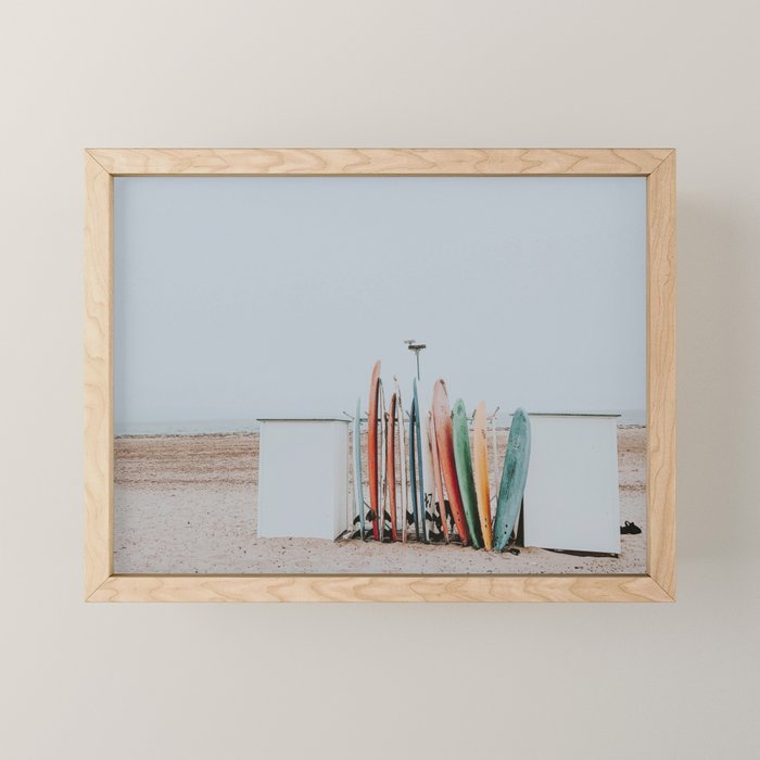 lets surf xxxiii / santa barbara, california Mini Art Print Gallery Image 1