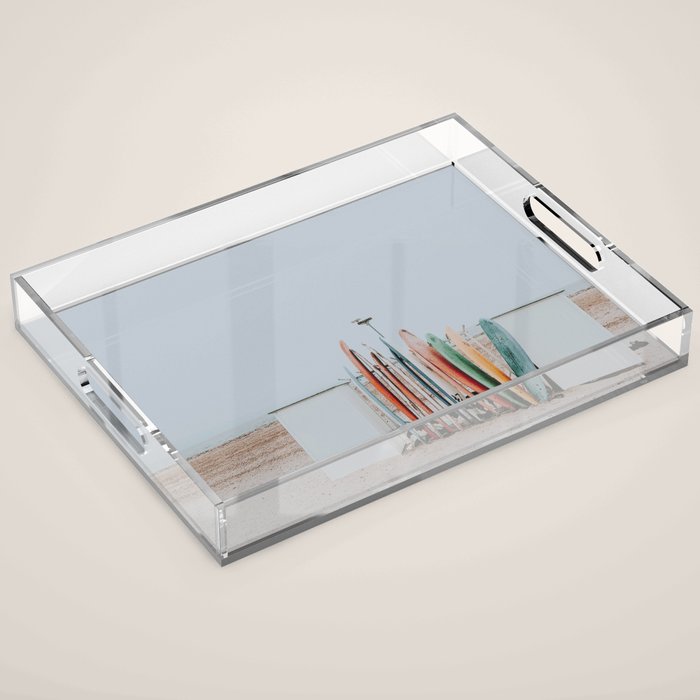 lets surf xxxiii / santa barbara, california Acrylic Tray Gallery Image 1