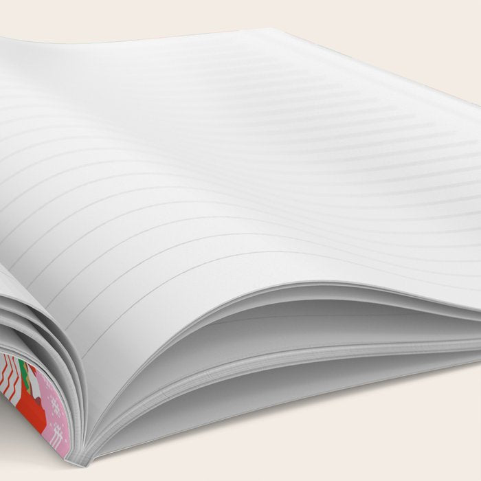 Diverse festive christmas people pattern Notebook Gallery Image 2