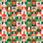 Diverse festive christmas people pattern Coffee Mug Gallery Image 2