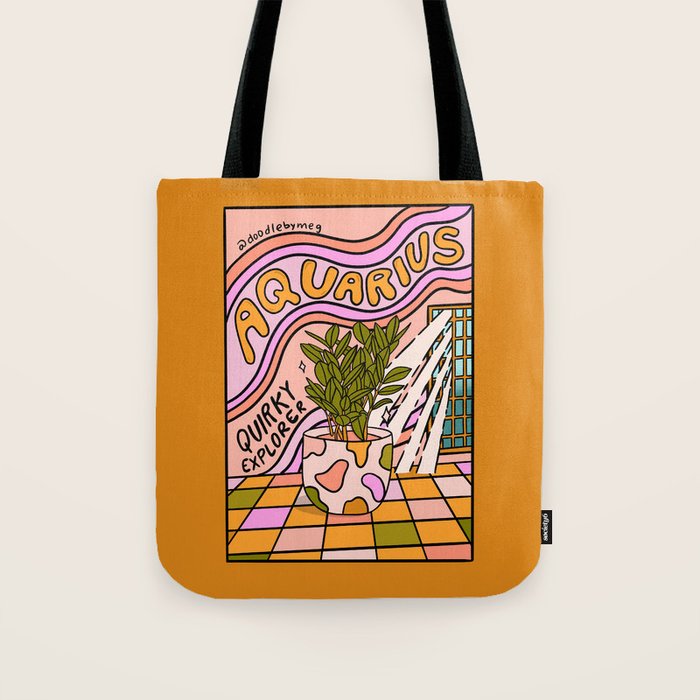 Aquarius Plant Tote Bag Gallery Image 1