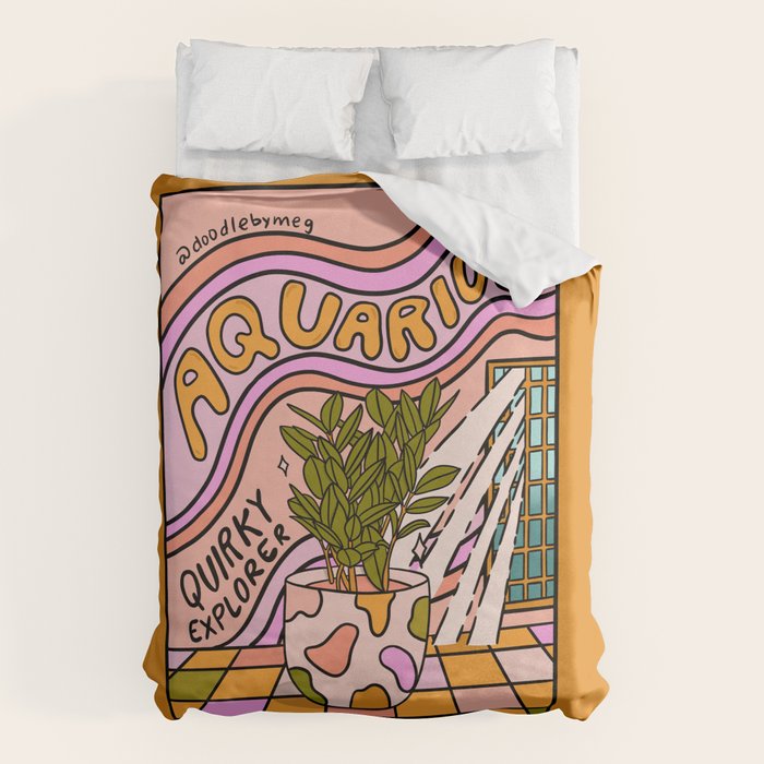 Aquarius Plant Duvet Cover Gallery Image 6