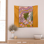 Aquarius Plant Wall Tapestry Gallery Image 2