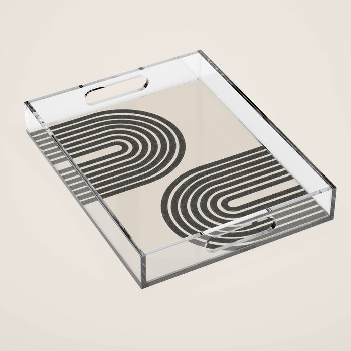 Woodblok Rainbow Art Acrylic Tray Gallery Image 1