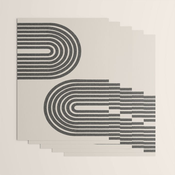 Woodblok Rainbow Art Wrapping Paper Gallery Image 3