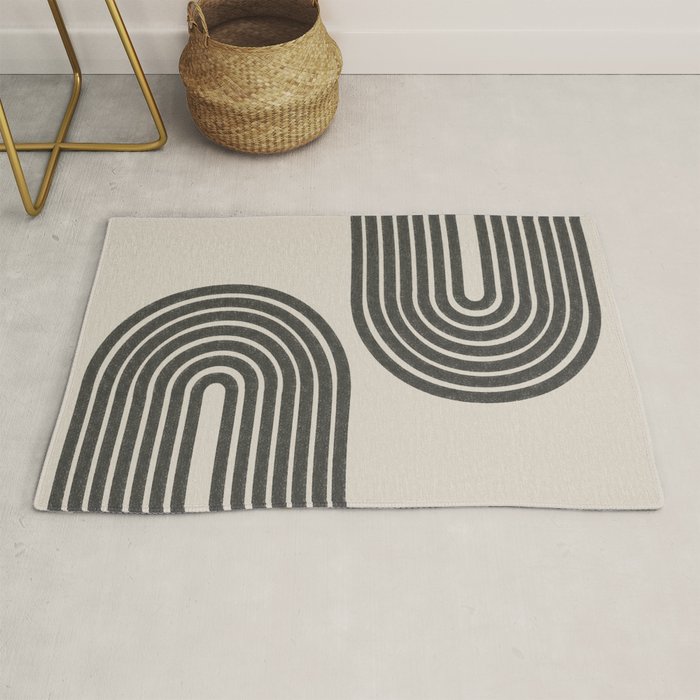 Woodblok Rainbow Art Rug Gallery Image 1