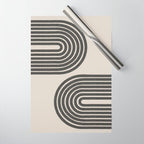 Woodblok Rainbow Art Wrapping Paper Gallery Image 1