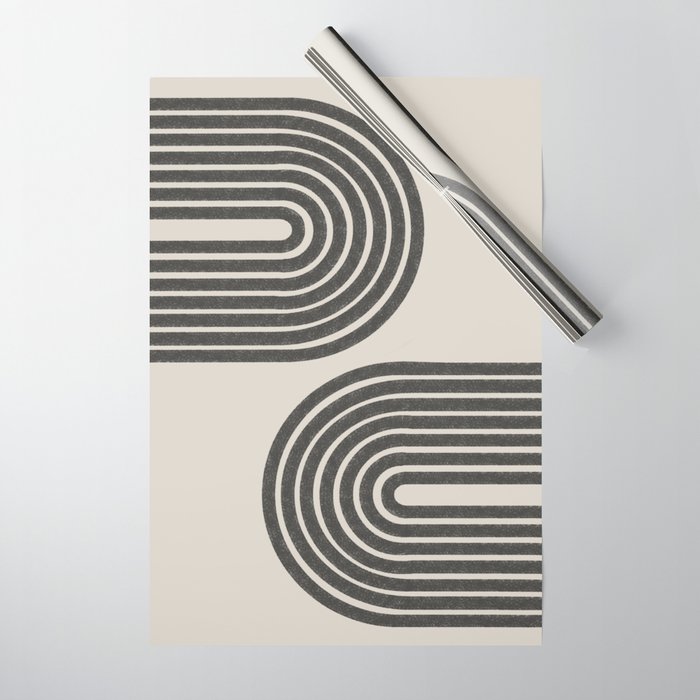 Woodblok Rainbow Art Wrapping Paper Gallery Image 1