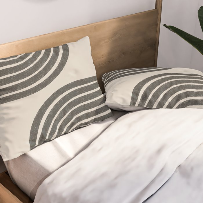 Woodblok Rainbow Art Pillow Sham Gallery Image 2