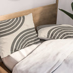Woodblok Rainbow Art Pillow Sham Gallery Image 2