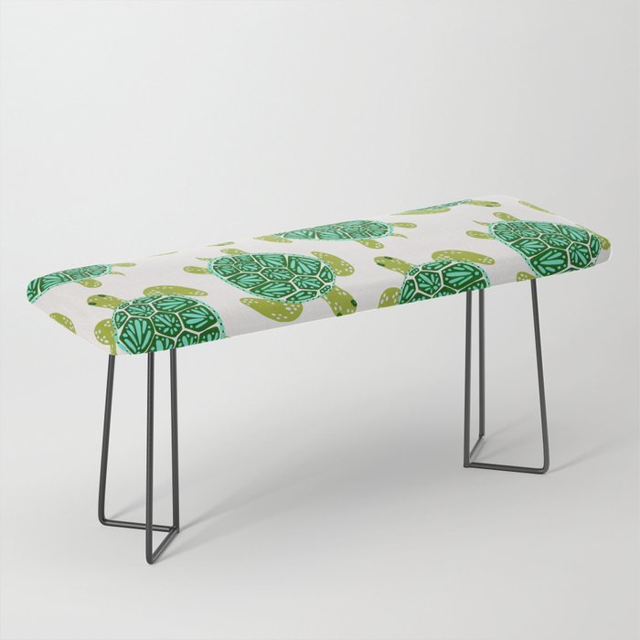 Sea Turtle - Green Palette Bench Gallery Image 1