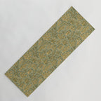 Cactus Desert - green and gold Yoga Mat Gallery Image 1
