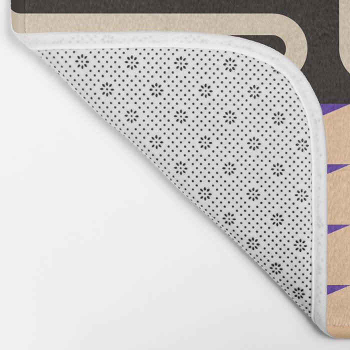 Geometric Bold Colorful Play Pattern Bath Mat Gallery Image 2