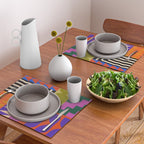Geometric Bold Colorful Play Pattern Placemat Gallery Image 2