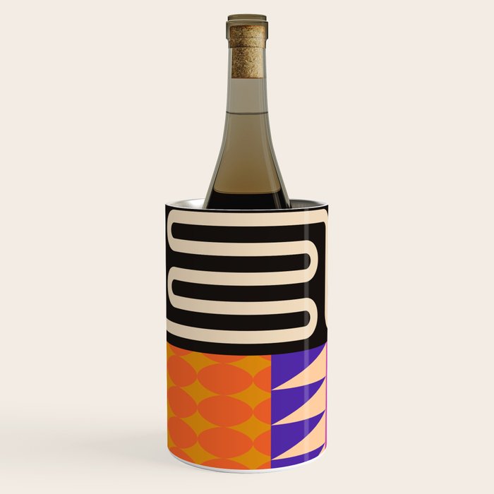 Geometric Bold Colorful Play Pattern Wine Chiller Gallery Image 2