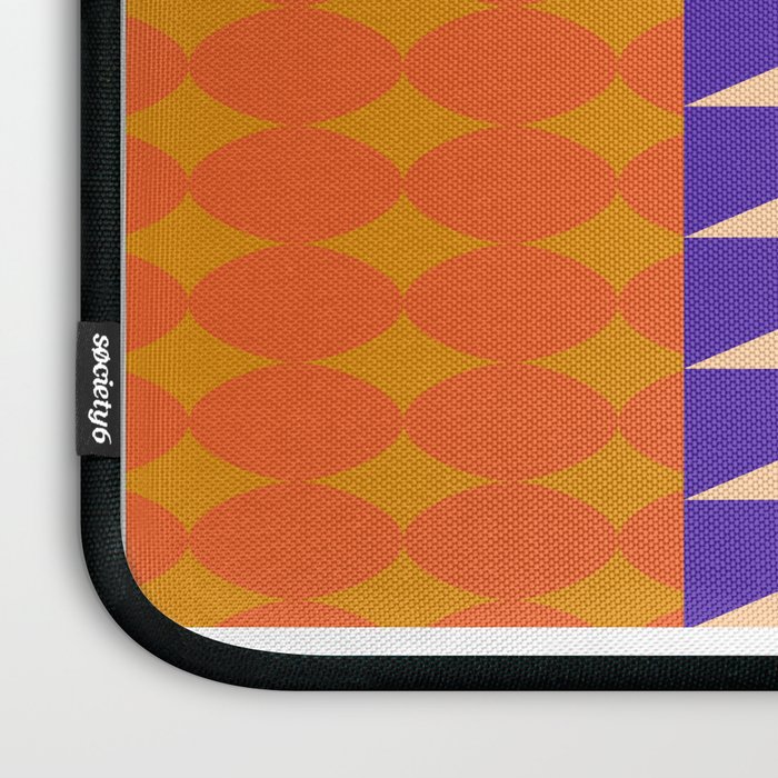 Geometric Bold Colorful Play Pattern Laptop Sleeve Gallery Image 3