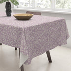 Lavender Boho Ditsy Toile Floral Tablecloth Gallery Image 3