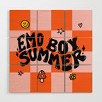 Emo Boy Summer Wood Wall Art Gallery Image 1