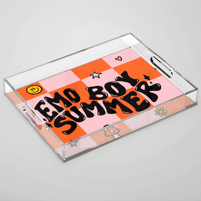 Emo Boy Summer Acrylic Tray Gallery Image 1