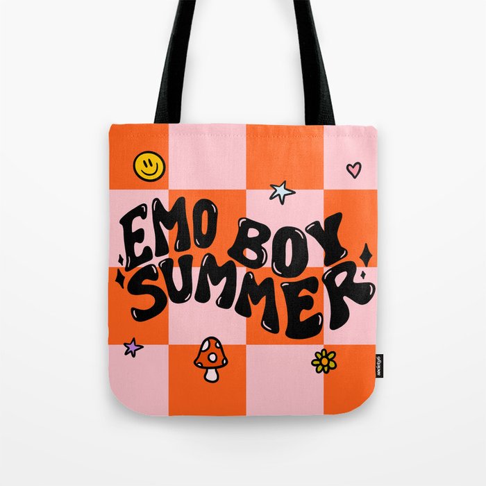 Emo Boy Summer Tote Bag Gallery Image 1