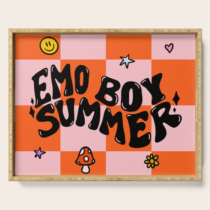 Emo Boy Summer Serving Tray Gallery Image 1