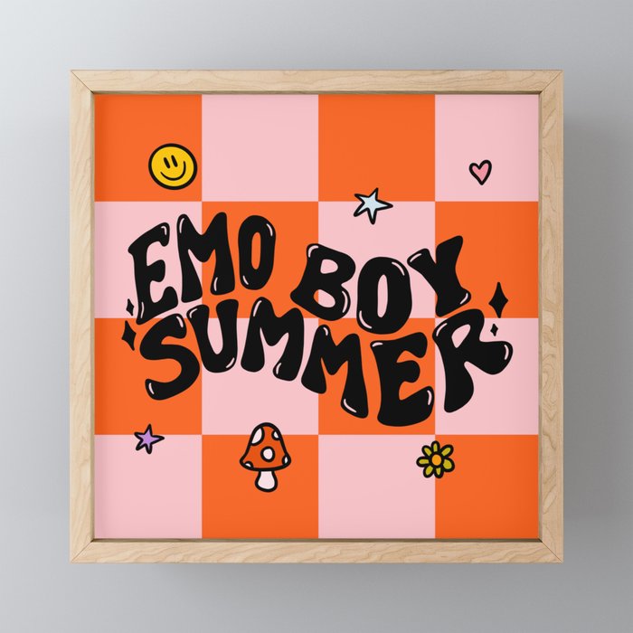 Emo Boy Summer Mini Art Print Gallery Image 1