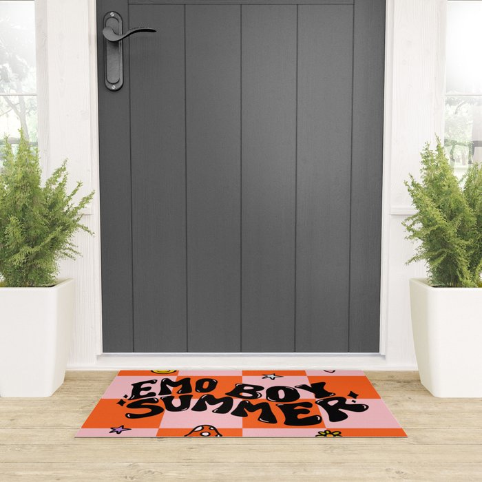 Emo Boy Summer Welcome Mat Gallery Image 3