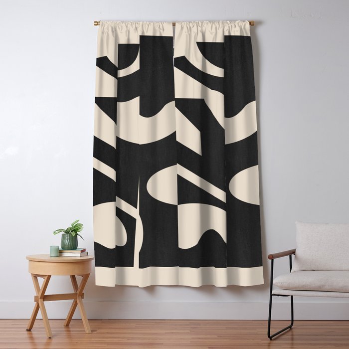 Abstract Minimal Shapes 139 Window Curtain Gallery Image 5
