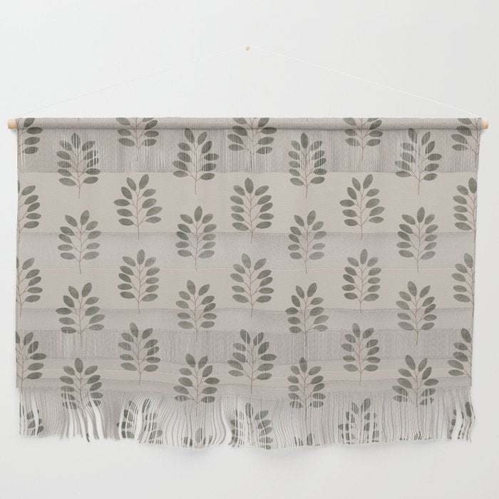 noble branches - pewter and olive Wall Hanging Gallery Image 1