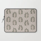 noble branches - pewter and olive Laptop Sleeve Gallery Image 1