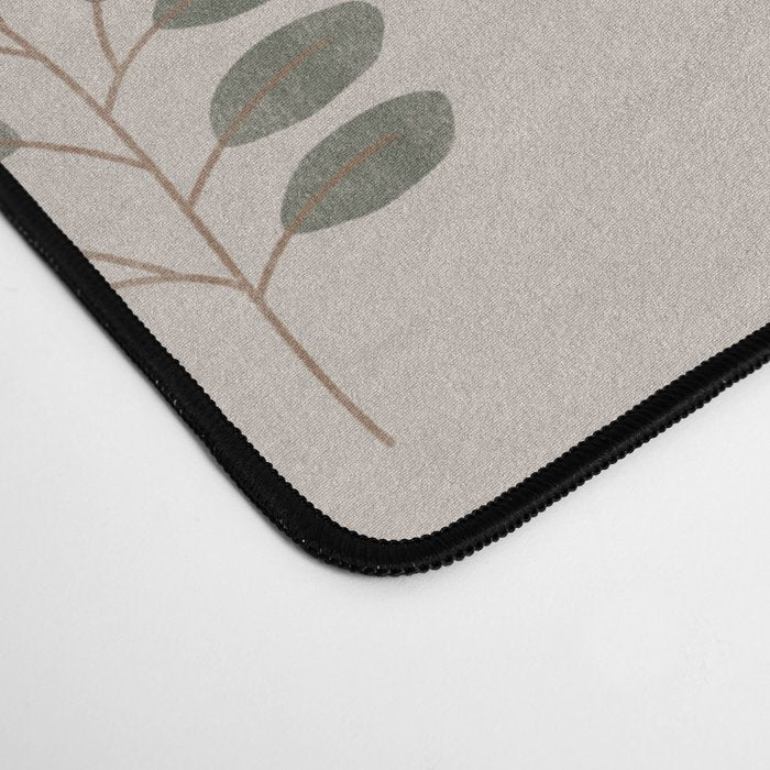 noble branches - pewter and olive Desk Mat Gallery Image 4