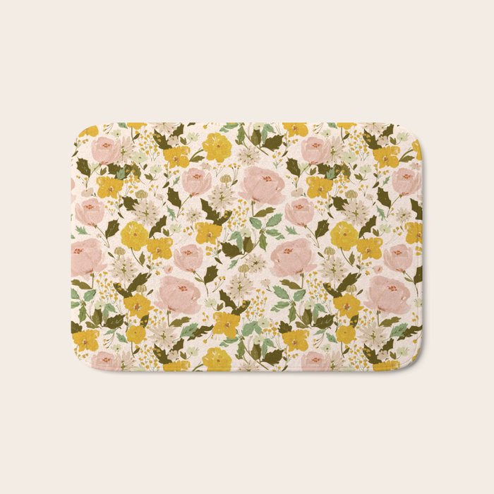 Alice's vintage garden Bath Mat Gallery Image 1
