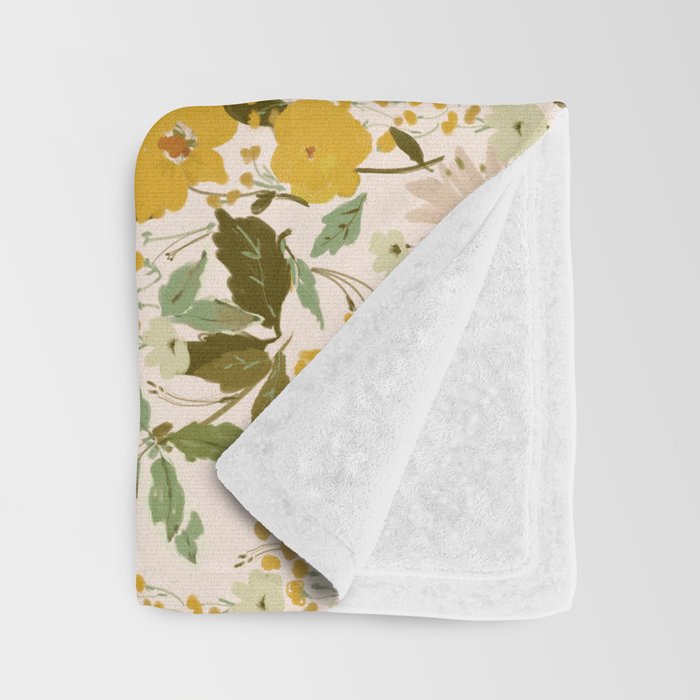 Alice's vintage garden Throw Blanket Gallery Image 3