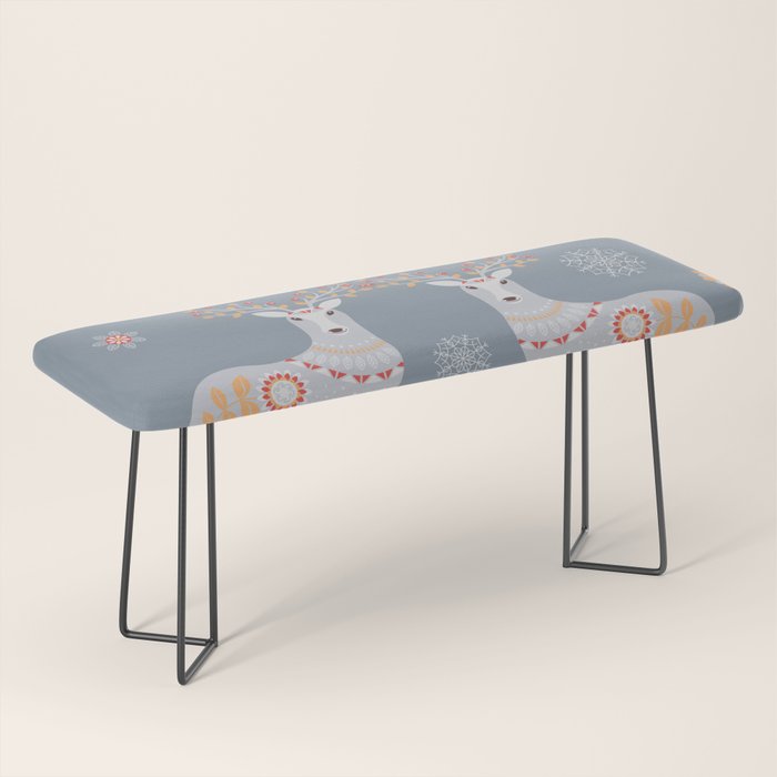 Nordic Winter Bench Gallery Image 1