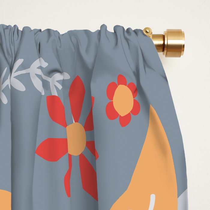 Nordic Winter Window Curtain Gallery Image 2