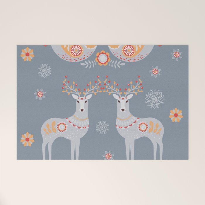 Nordic Winter Welcome Mat Gallery Image 1