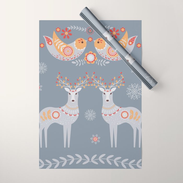 Nordic Winter Wrapping Paper Gallery Image 1