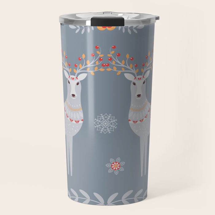 Nordic Winter Travel Mug Gallery Image 1
