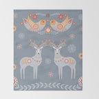Nordic Winter Throw Blanket Gallery Image 2