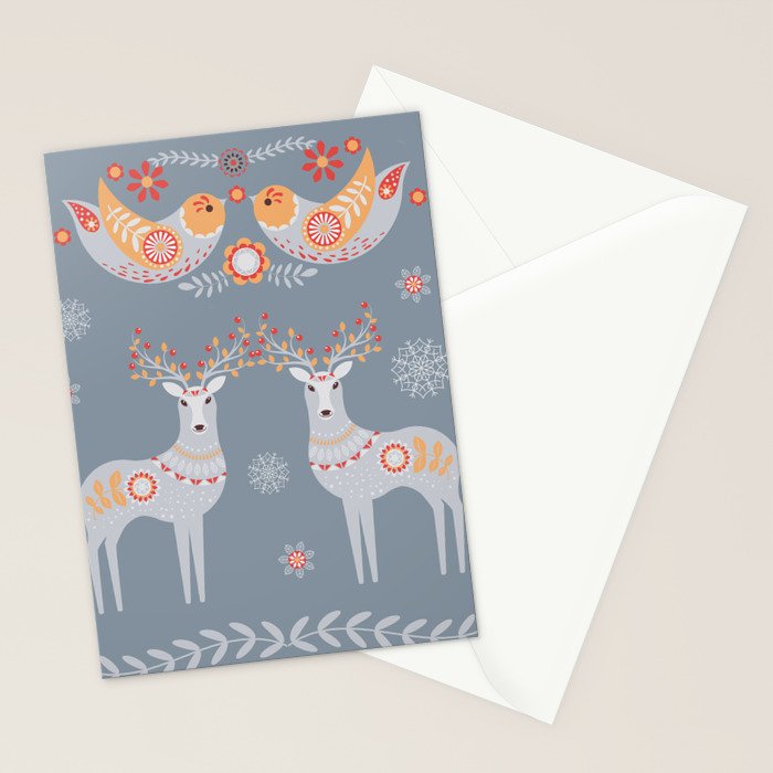 Nordic Winter Stationery Card Gallery Image 2
