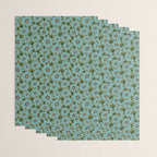 Modern Floral - Turquoise, Green and Pink Wrapping Paper Gallery Image 3